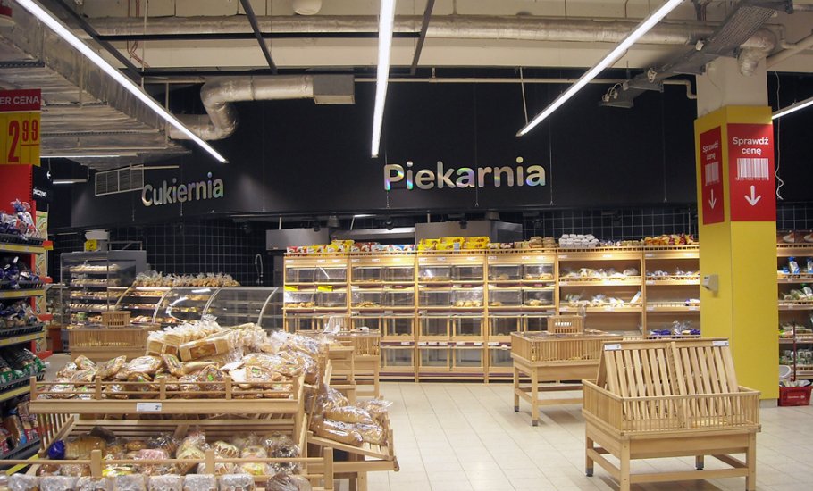 Supermarket Carrefour w Centrum handlowym Galeria Krakowska