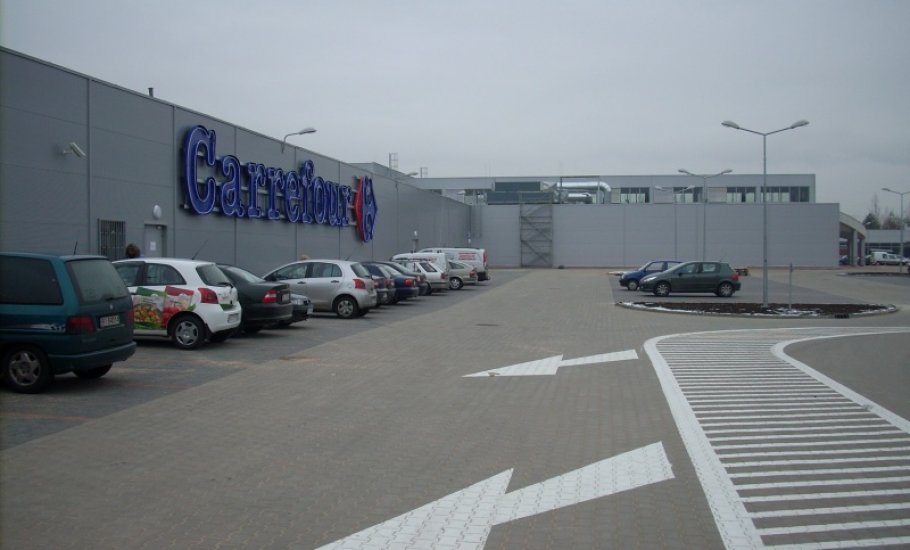 Supermarket Carrefour w Galerii Podlaskiej w Białymstoku