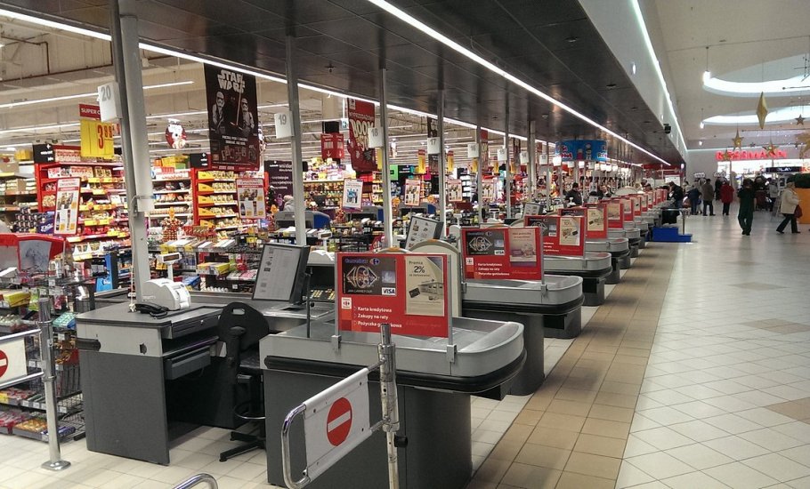 Toalety - pasażu w Centrum Handlowym Carrefour w Łodzi